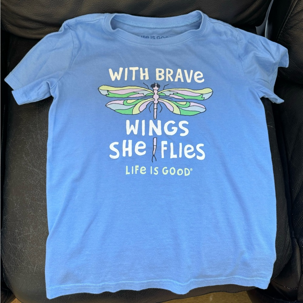 Life is Good shirts size L runs small. Never worn. Like new.
